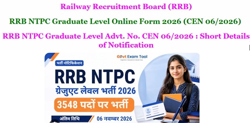 Railway Recruitment Board RRB Graduate Level